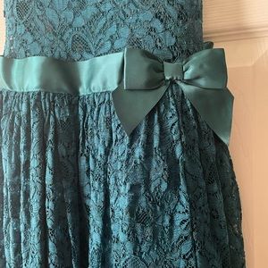 Zenzi Girls Dark Teal Dress ( Size L)